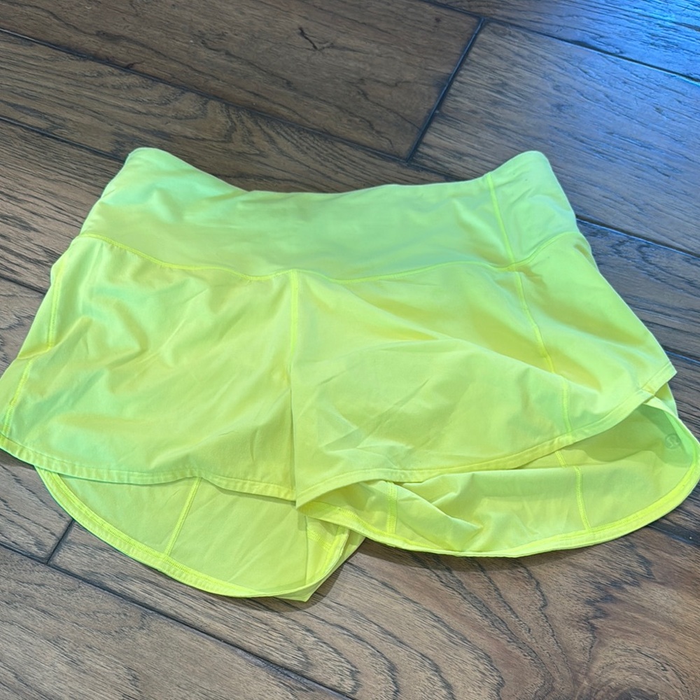 LULULEMON Women's Yellow Shorts